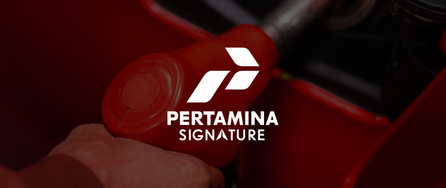 Pertamina Signature gas station brand identity by dbrandcom
